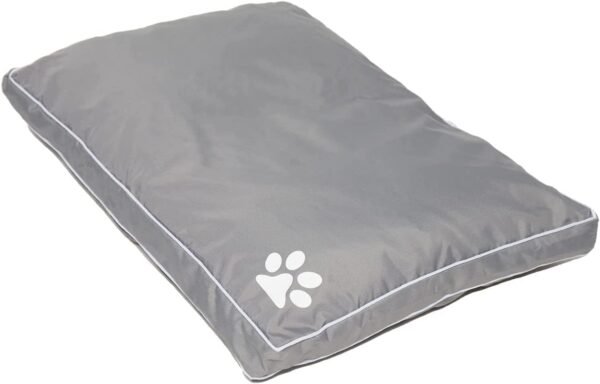 AmigoZone Luxury Large & Extra Large Luxury Waterproof Dog Bed Cushion Washable Zipped Mattress (Extra Large, Grey)