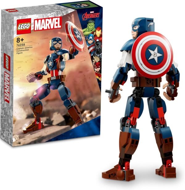 Captain America Construction Figure